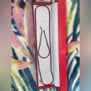 Macys
Sterling Silver Herringbone 
Necklace and bracelet set 
REG. $300